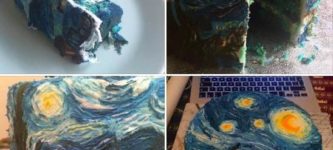 Van+Gogh+inspired+cake+is+NOM