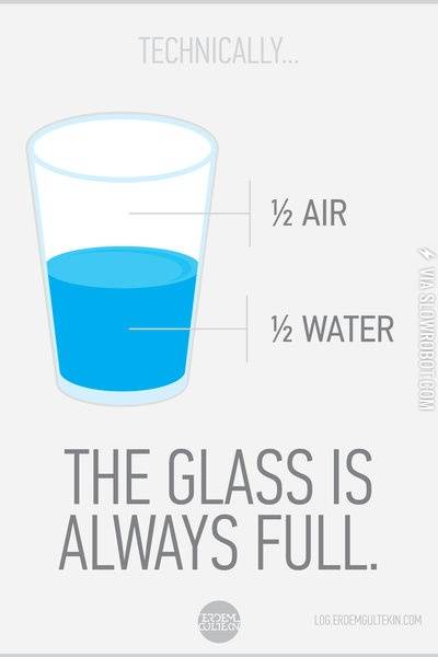 The+glass+is+always+full.