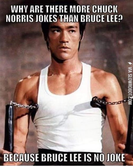 Why+are+there+more+Chuck+Norris+jokes+than+Bruce+Lee%3F