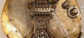 Beautiful+steampunk+guitar