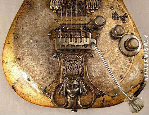 Beautiful+steampunk+guitar