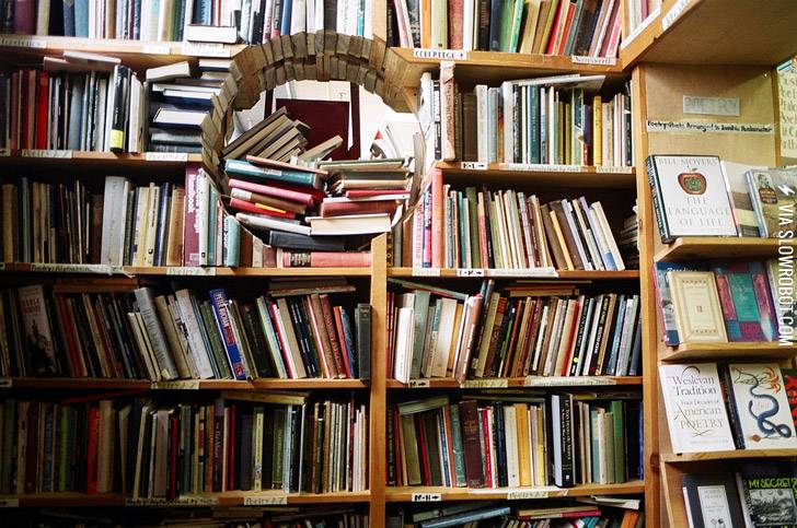 A+wormhole+in+the+library.