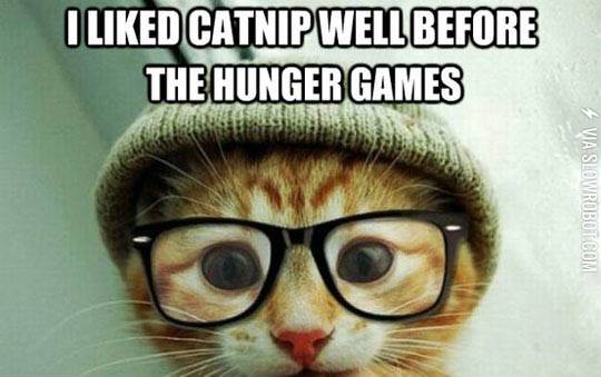 I+liked+catnip+well+before+the+Hunger+Games.