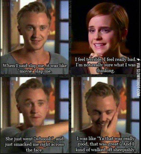 Tom+Felton+and+Emma+Watson