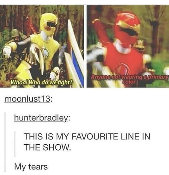 Yellow+Ranger+is+color+blind%21