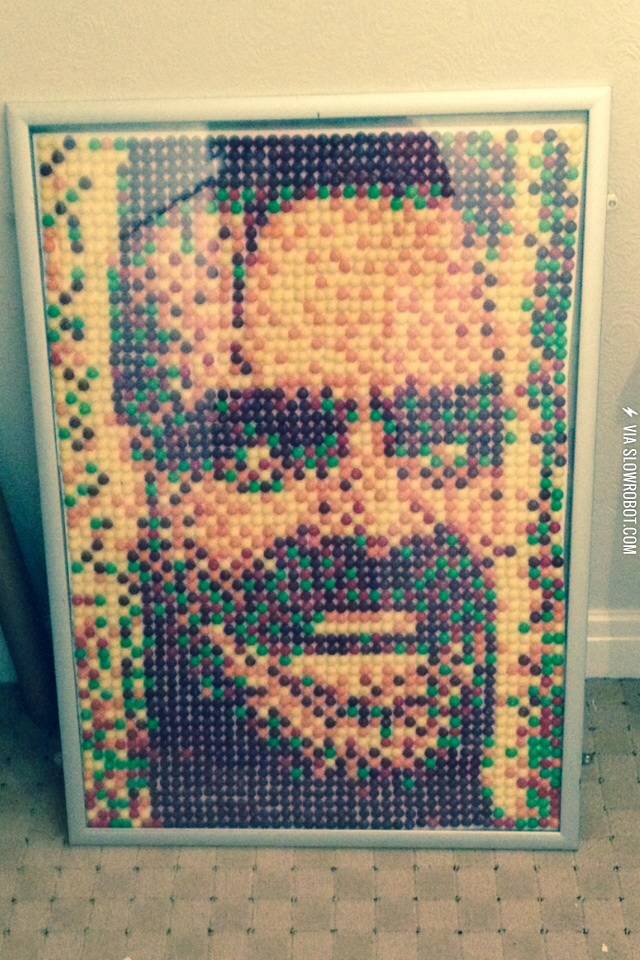I+made+a+picture+out+of+skittles%21