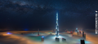 Dubai+above+the+clouds