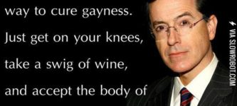 Stephen+Colbert+on+gayness.