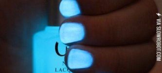 Glow+in+the+dark+nail+polish%2C+because+reasons.