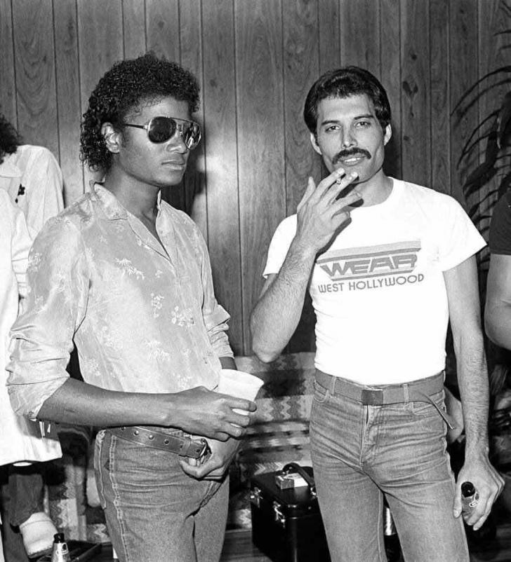 Michael+Jackson+and+Freddie+Mercury+1983