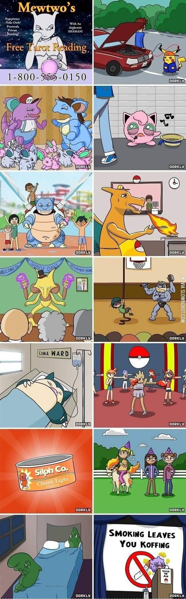 If+Pok%C3%A9mon+had+jobs.