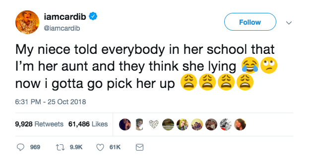 Cardi+B+on+aunt+duty