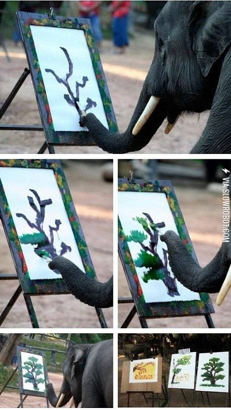 The+painting+elephant.