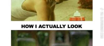 How+I+think+I+look+when+I+check+out+girls+vs.+How+I+actually+look.