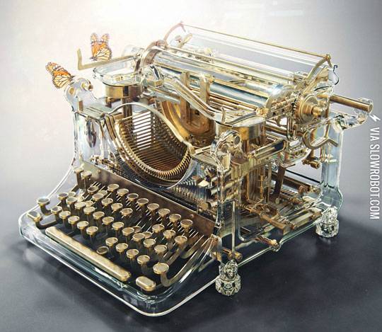 A+glass+typewriter.