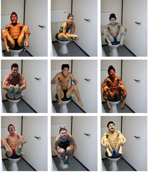Olympic+divers+on+the+toilet.