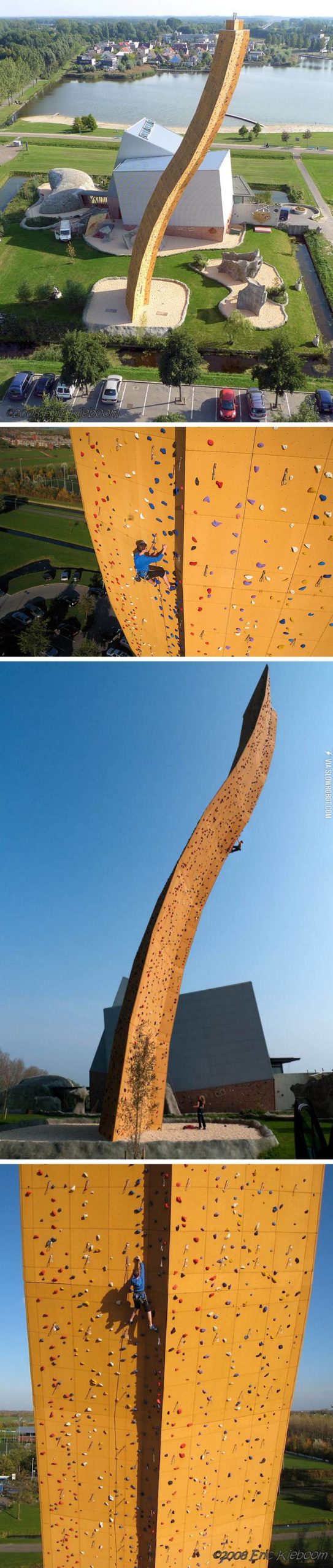 The+worlds+tallest+climbing+wall.