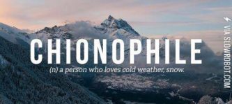 Chionophile