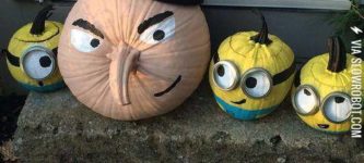 Minion+pumpkins