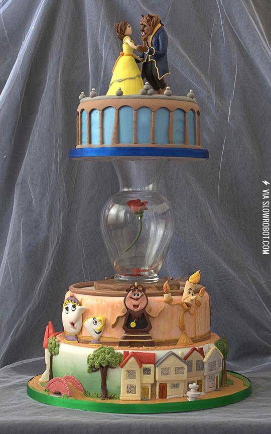 Awesome+Beauty+And+The+Beast+Cake