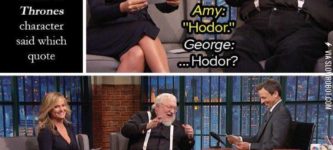 Amy+Poehler+quizzes+George+R.+R.+Martin+about+a+quote+from+GoT