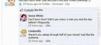 If+Disney+Princesses+Had+A+Facebook+Account