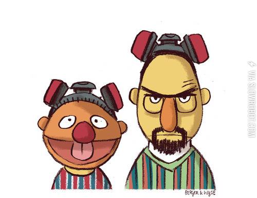 Bert+and+Ernie+%2B+Jesse+and+Walt