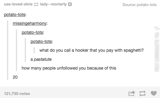 What+do+you+call+a+hooker+that+you+pay+with+spaghetti%3F