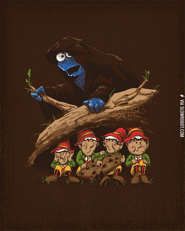 Cookie+Monster+and+the+Keebler+Hobbits
