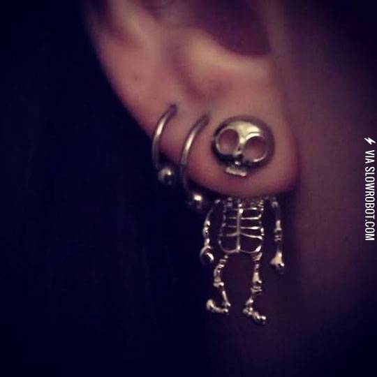 Skeleton+earrings.