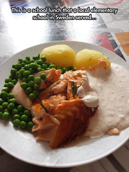 Typical+School+Meal+In+Sweden
