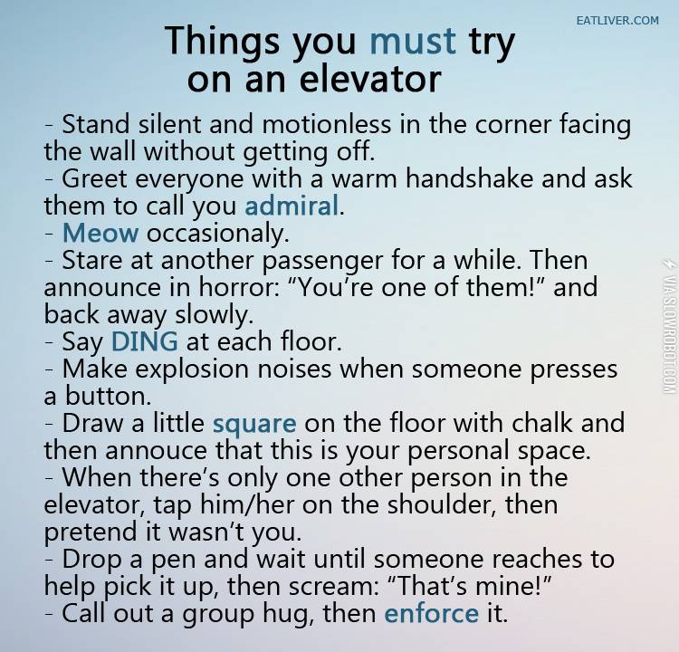 Things+you+must+try+on+an+elevator.