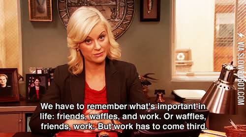 Waffles%2C+friends+and+work.