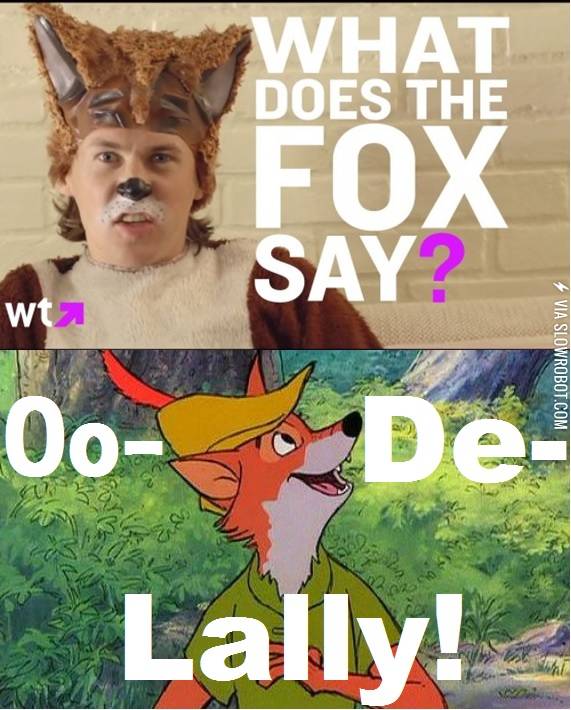 We+already+knew+what+the+fox+says.