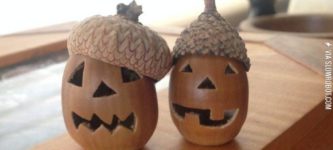 Acorn+jack-o-lanterns