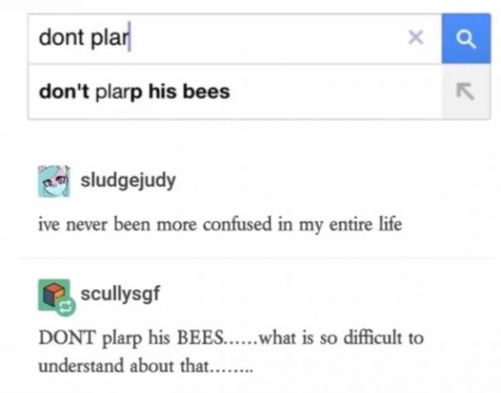 no+bee+plarping.