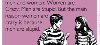 Women+are+crazy%2C+men+are+stupid.