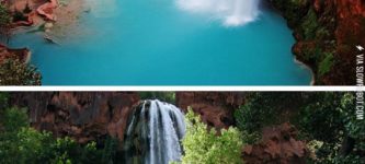 Havasu+Falls+in+Havasupai%2C+Grand+Canyon.