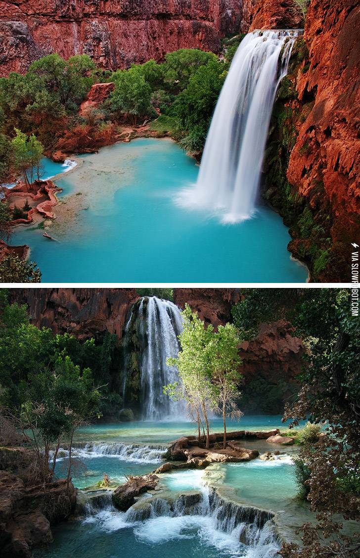 Havasu+Falls+in+Havasupai%2C+Grand+Canyon.