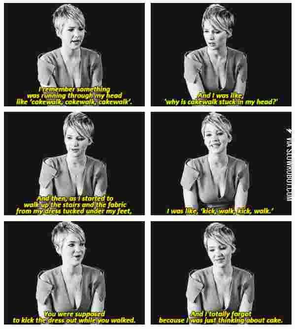 Jennifer+Lawrence+talks+about+her+fall+at+the+Oscars.