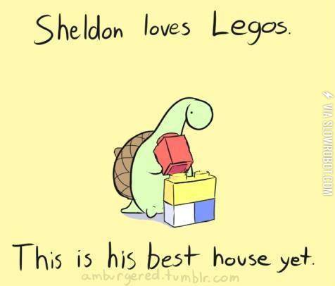 Sheldon+and+his+lego+house