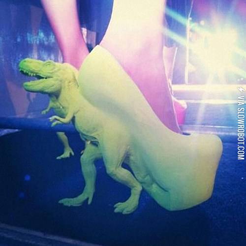 T-rex+high+heels.