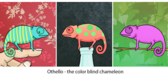 The+color+blind+chameleon.