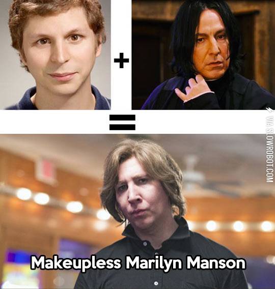 Makeupless+Marilyn+Manson