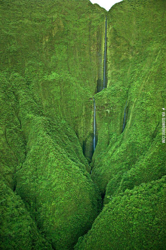 Honokohau+Falls%2C+Maui%2C+Hawaii.