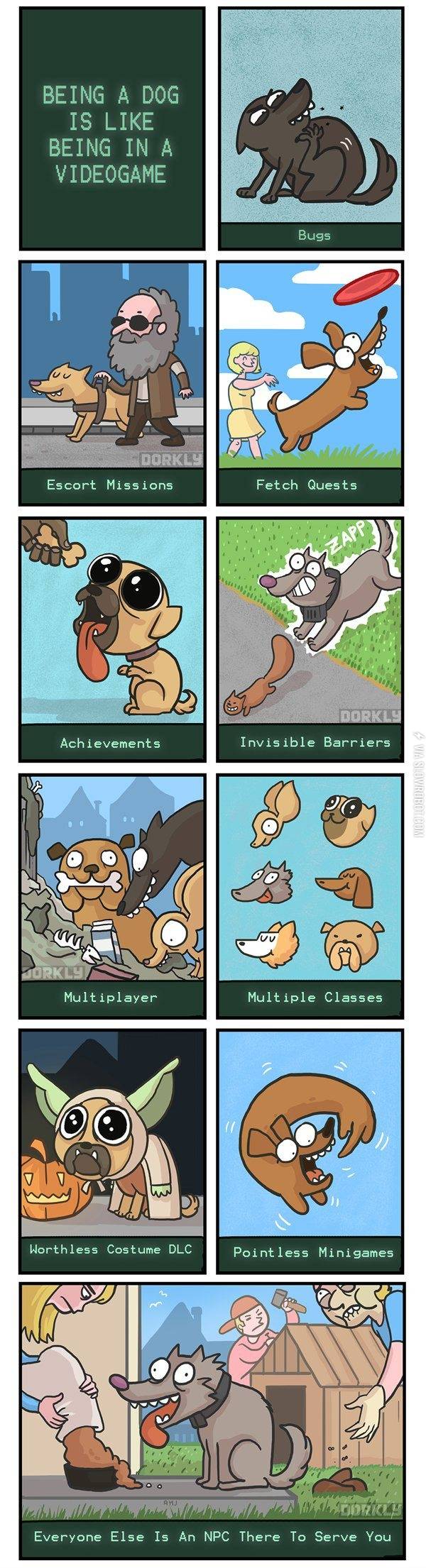 Being+a+dog+is+like+being+in+a+videogame.