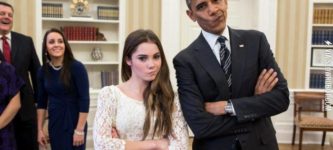 Obama+and+McKayla+Maroney+are+not+impressed.