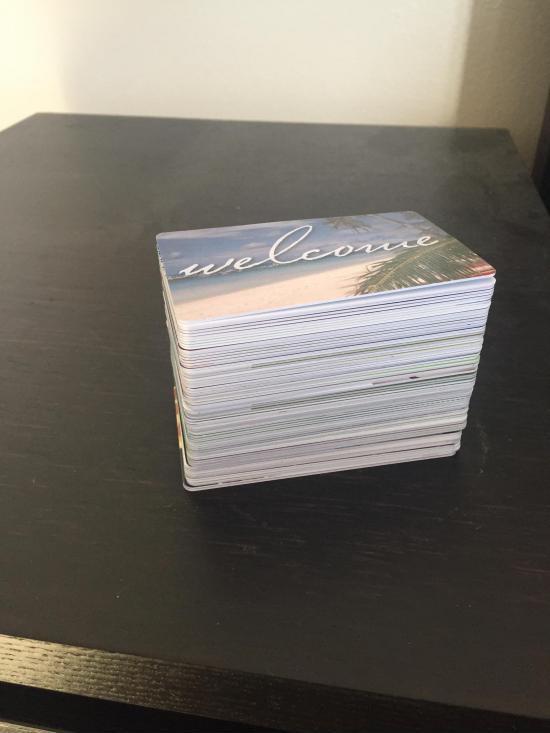 I+kept+my+hotel+key+cards+from+my+first+year+working+for+the+airlines