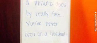 One+minute+on+a+treadmill.