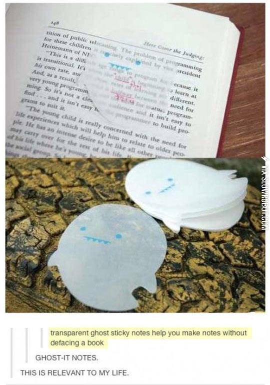 Transparent+Ghost-It+Notes